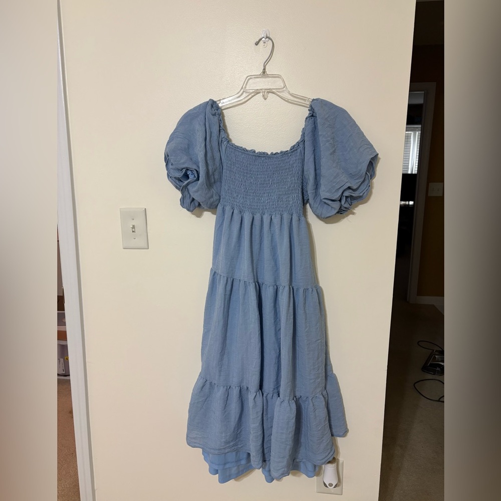 ALTER’D STATE MAXI DRESS, LIGHT BLUE- MEDIUM